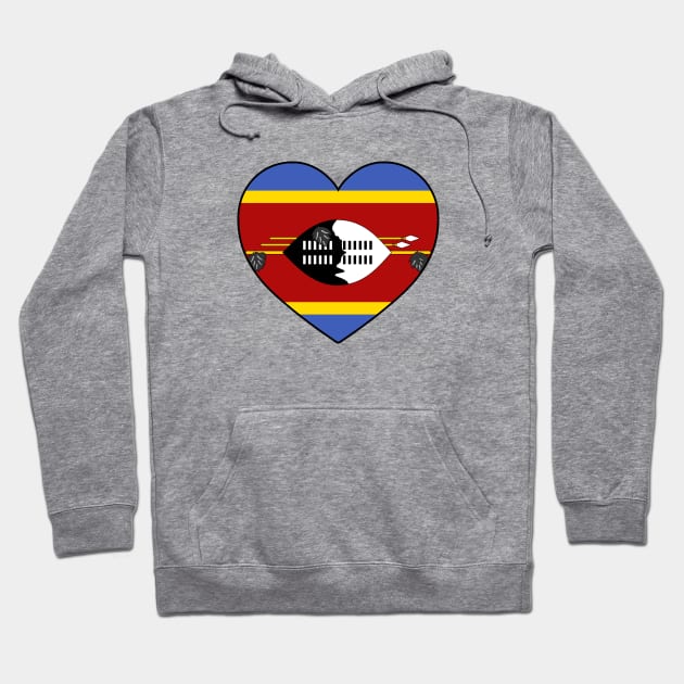 Heart - Eswatini _102 Hoodie by Tridaak